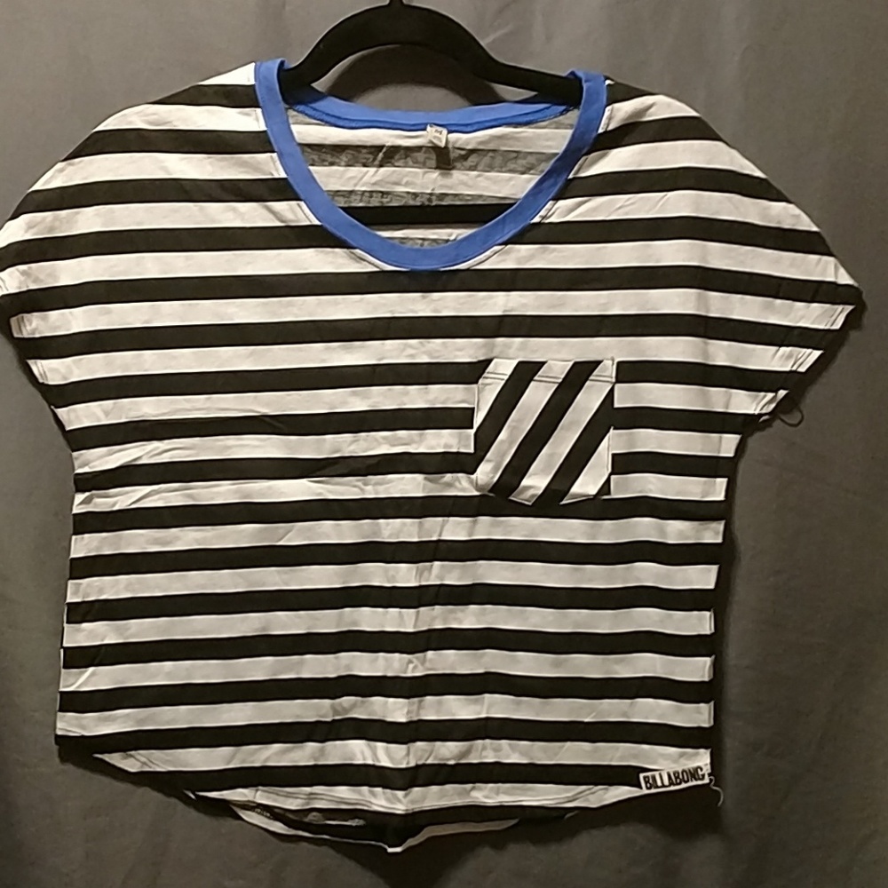 B&W Stripe Billabong Shirt